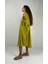 HERA KISA Kaftan Desenli El Baskısı Oversize Midi Boy 5