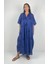 HERA UZUN Kaftan Desenli El Baskısı Oversize Midi Boy 1