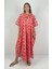 HERA UZUN Kaftan Desenli El Baskısı Oversize Midi Boy 1
