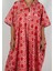 HERA UZUN Kaftan Desenli El Baskısı Oversize Midi Boy 2