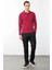 Erkek Basic Polo Yaka Ince Triko Kazak Sıklamen 4