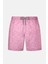845 Erkek Pembe Martı Desenli Deniz Şortu 1