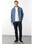 Erkek Hakim Yaka Yan Cepli Mont H.mavi 5