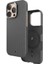Apple iPhone 16 Pro Max Kılıf Wiwu DCC-208 Magsafe Uyumlu Kamera Standlı Aramid Fiber Kevlar Kapak Siyah 2
