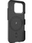 Apple iPhone 16 Pro Max Kılıf Wiwu DCC-208 Magsafe Uyumlu Kamera Standlı Aramid Fiber Kevlar Kapak Siyah 4