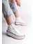 Roma Bağcıklı Ortopedik Taban Kadın Sneaker Spor Ayakkabı Bt - Beyaz 1