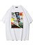Oversize Space Jam Bad Bunny Beyaz T-Shirt 1