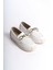 Layla Bağcıksız Ortopedik Rahat Taban Kalp Desenli Kadın Babet Ayakkabı Kt - Beyaz 4