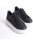 Bıana Bağcıklı Ortopedik Taban Kadın Sneaker Spor Ayakkabı Bt - Siyah 4