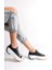 Parıs Bağcıklı Ortopedik Taban Kadın Sneaker Spor Ayakkabı Bt - Siyah 2