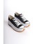 Parıs Bağcıklı Ortopedik Taban Kadın Sneaker Spor Ayakkabı Bt - Siyah 4