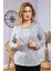 Kadın Yeni Model Yüksek Kalite Orta Yaş Anne Penye Bluz 6525 2