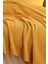 Ecocel Pike Örtü Çift Kişilik 200 x 230 cm Karde Hardal 2