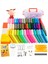 24COLORS14TOOLS Stili Renkler Polimer Kil Fimo Kendin Yap Yumuşak Kil Seti Kalıp El Sanatları Fırın Kil Blokları Montessori Erken Eğitim Oyuncakları Çocuklar Için (Yurt Dışından) 5