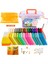 24 Renk A Stili Polimer Kil Fimo Kendin Yap Yumuşak Renkli Çamur Set Kalıp El Sanatları Fırında Pişirme Kil Blokları Erken Eğitim Oyuncak Plastikineler ile Araç Kutusu (Yurt Dışından) 2