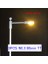 3 Adet N0.3 80MM Tt W Stili 3 Adet Lamba Direği Model Lambalar Ho N Ölçek Tek Iki Başlı LED Işık Tren Demiryolu Sokak Lambaları 12V Bulvar Otoyol Park Düzeni (Yurt Dışından) 1