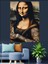 Dövmeli Mona Lisa Dekoratif Kanvas - Mdf Ahşap Tablo 2