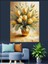 Sarı Laleler Dekoratif Kanvas - Mdf Ahşap Tablo 3