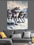Karlı Kurtlar Dekoratif Kanvas - Mdf Ahşap Tablo 3