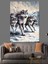 Karlı Kurtlar Dekoratif Kanvas - Mdf Ahşap Tablo 4