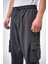 Erkek Kargo Cepli Baggy Pantolon Füme 5