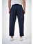 Erkek Regular Fit Düz Paça Pantolon Lacivert 4