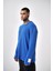 Erkek Bisiklet Yaka Oversize Triko Saks 2