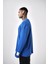 Erkek Bisiklet Yaka Oversize Triko Saks 3