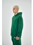 Erkek Basic Oversize Hoodie Sarı 2