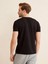 Siyah Slim Fit Pamuklu Tişört 4