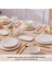 Elegance Bone Massimo 53 Parça 12 Kişilik Yemek Takımı Gold 4