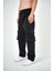 Erkek Kargo Baggy Pantolon Siyah 2