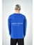 Erkek Respire Atelier Yazılı Oversize Kazak Saks 4