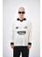 Creative Std Yazılı Polo Yaka Oversize Triko Ekru 1