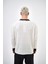 Creative Std Yazılı Polo Yaka Oversize Triko Ekru 4