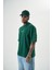 Erkek Symphony Baskılı Oversize T-Shirt Nefti 2