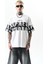 Erkek Orpheus Baskılı Oversize T-Shirt Beyaz 1