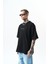 Erkek Greatest Nakışlı Oversize T-Shirt Siyah 2