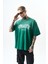 Erkek California Baskılı Oversize T-Shirt Nefti 2