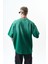 Erkek California Baskılı Oversize T-Shirt Nefti 3