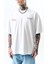 Erkek Godfather Baskılı Oversize T-Shirt Beyaz 4