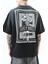 Erkek Guns Roses Baskılı Oversize T-Shirt Siyah 4