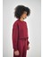 Kadın Basic Oversize Crop Sweatshirt Siyah 2