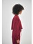 Kadın Basic Oversize Crop Sweatshirt Siyah 3