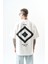 Erkek Memory Baskılı Oversize T-Shirt Beyaz 3