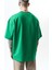 Erkek Respire Yazı Detaylı Oversize T-Shirt Benetton 5