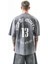 Erkek 13 Baskılı Oversize T-Shirt Füme 1