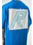 Erkek Numbers Of R Nakışlı Oversize T-Shirt Mavi 5