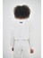 Kadın Basic Oversize Crop Sweatshirt Siyah 4