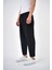 Erkek Regular Fit Düz Paça Pantolon Siyah 2